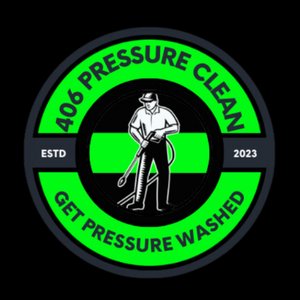 406 Pressure Clean logo - pressure washing Montana